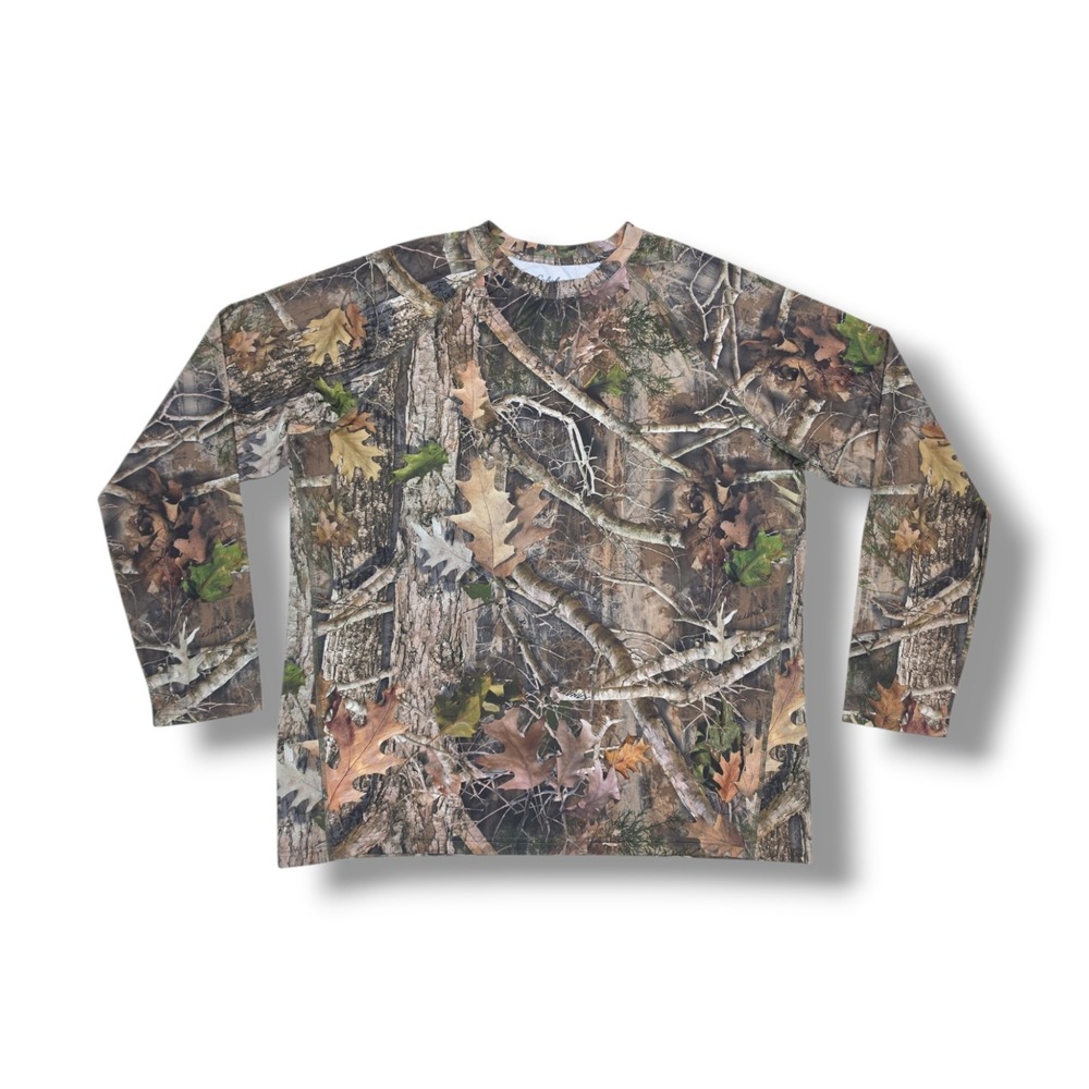 Cabelas Lightweight Performance Long-Sleeve True Timber Kanati Men's Shirt XL